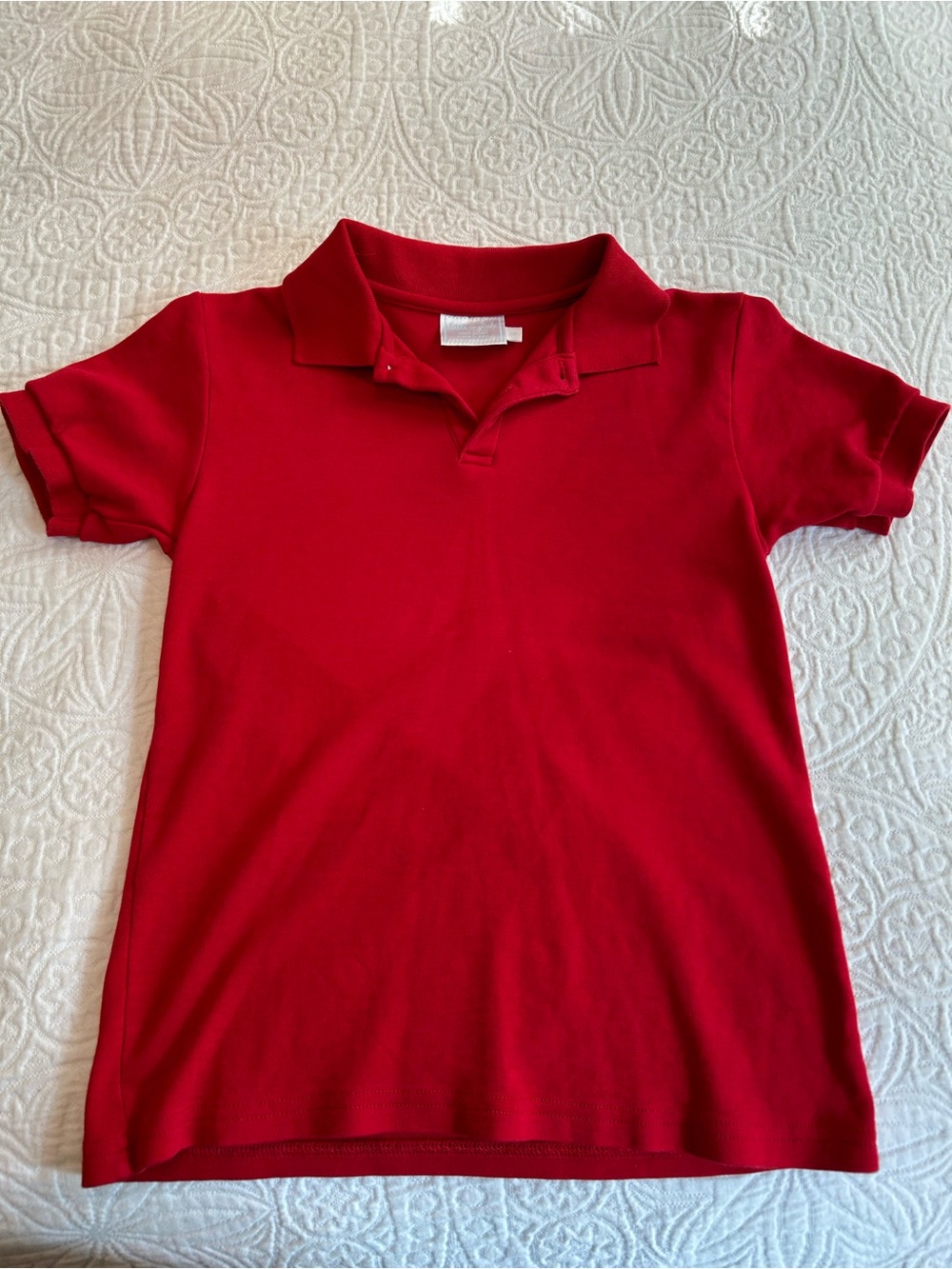 Little English Classic Red Kids Polo Shirt 100% cotton
